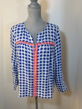 Vineyard vines 100% silk tunic size large